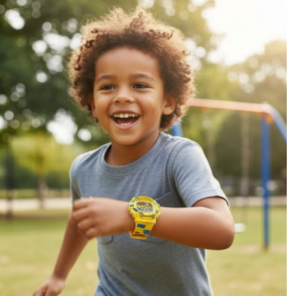 Sports Watch |  LCD Display |  Round Shape| Wristwatch for Kids.