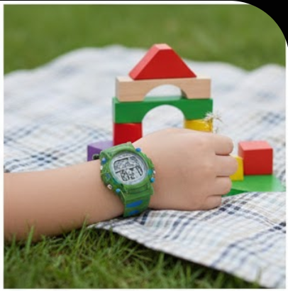 Sports Watch |  LCD Display |  Round Shape| Wristwatch for Kids.