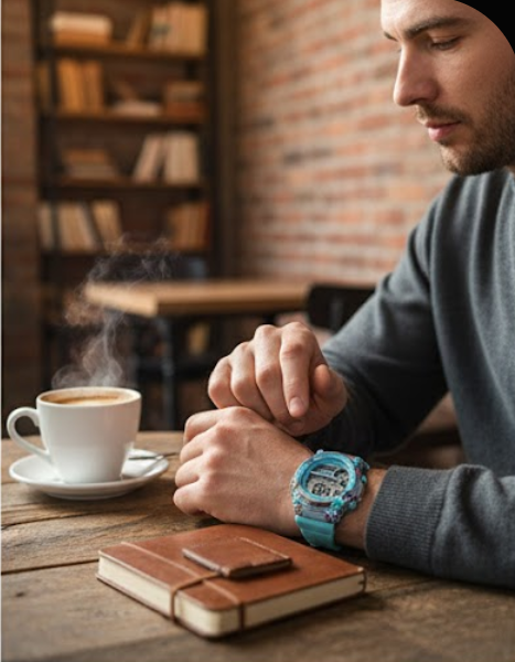 Digital Sports Watch | Round Shape | Wristwatch for Kids | Men | Women.