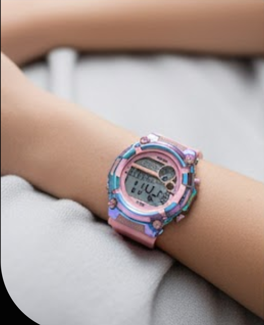 Digital Sports Watch | Round Shape | Wristwatch for Kids | Men | Women.