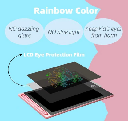 LCD Writing Tablet  | Reusable Pad | Doodle & Study Tab for Age 2-10 Years
