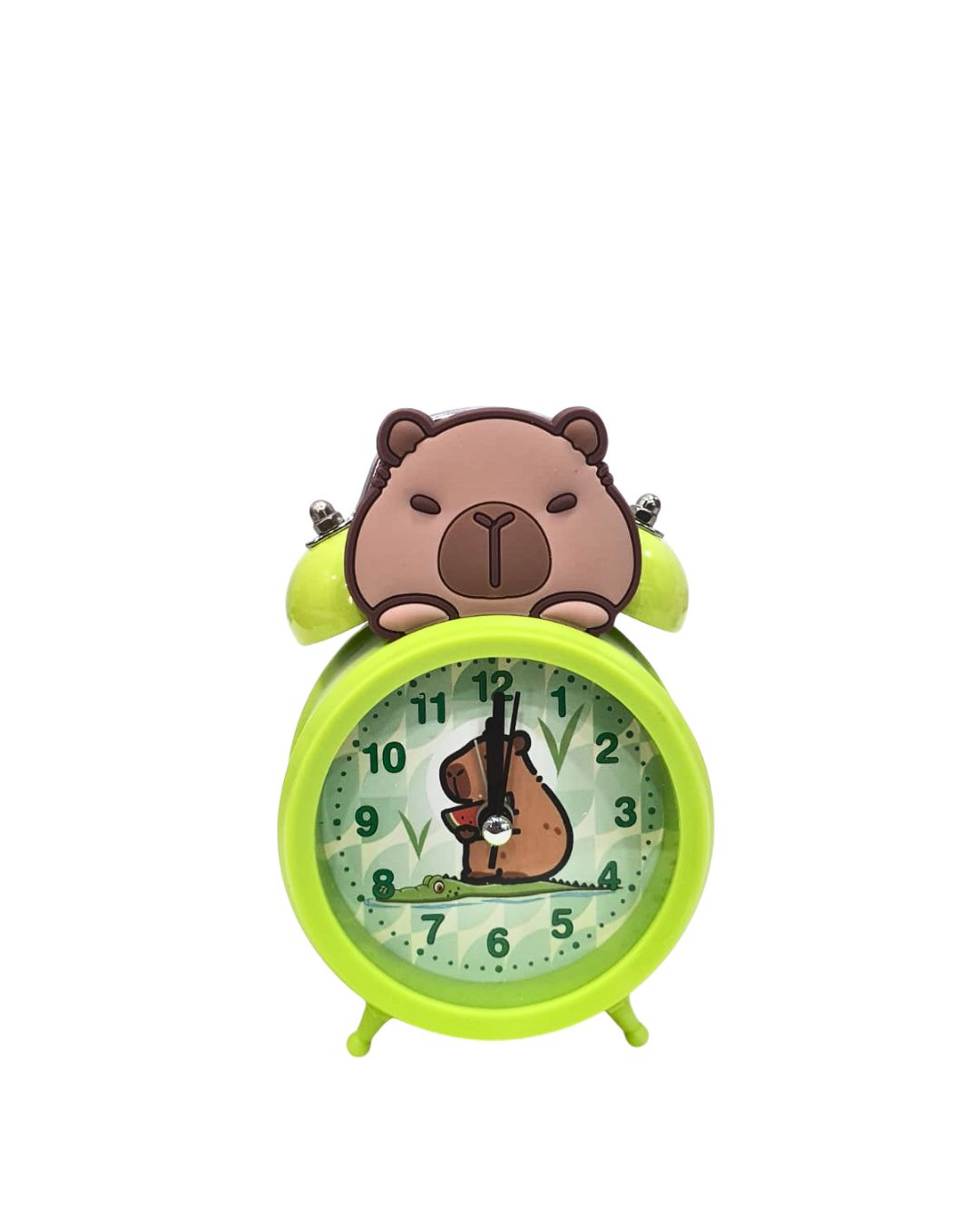 Cartoon Capybara Alarm Clock with Night Light  BY KATTY MAO