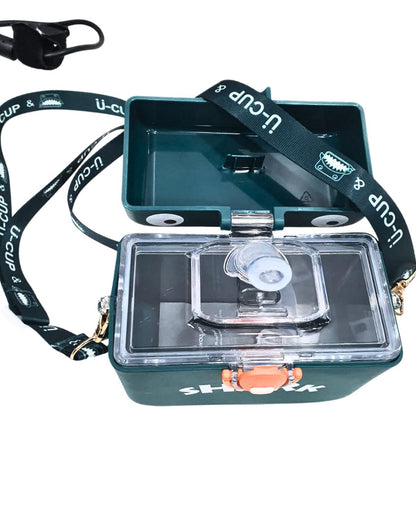 SHARK WATER BOTTLE WITH SLING