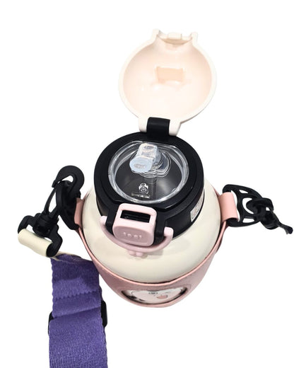 Cute Animal Kids Sipper Bottle with sling