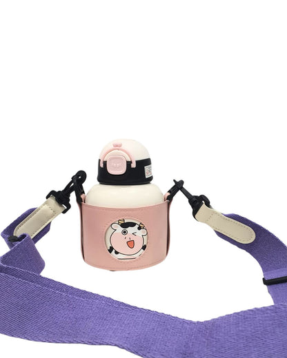 Cute Animal Kids Sipper Bottle with sling