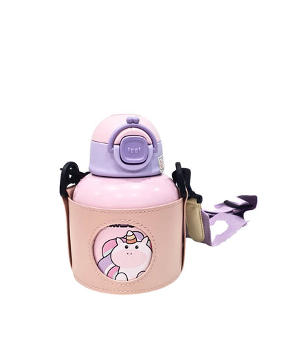 Cute Animal Kids Sipper Bottle with sling