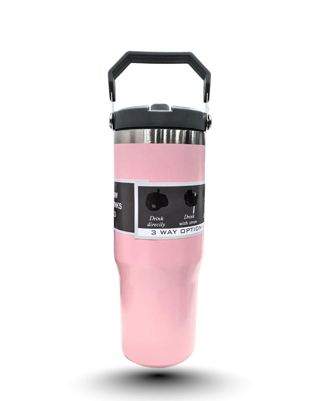 900 ML Stainless Steel Car Thermos Outdoor Sports Water Kettle Portable Gym Outdoor Bottle Cold and Hot Double-Layer Insulated Cup Tumbler by Kattymao