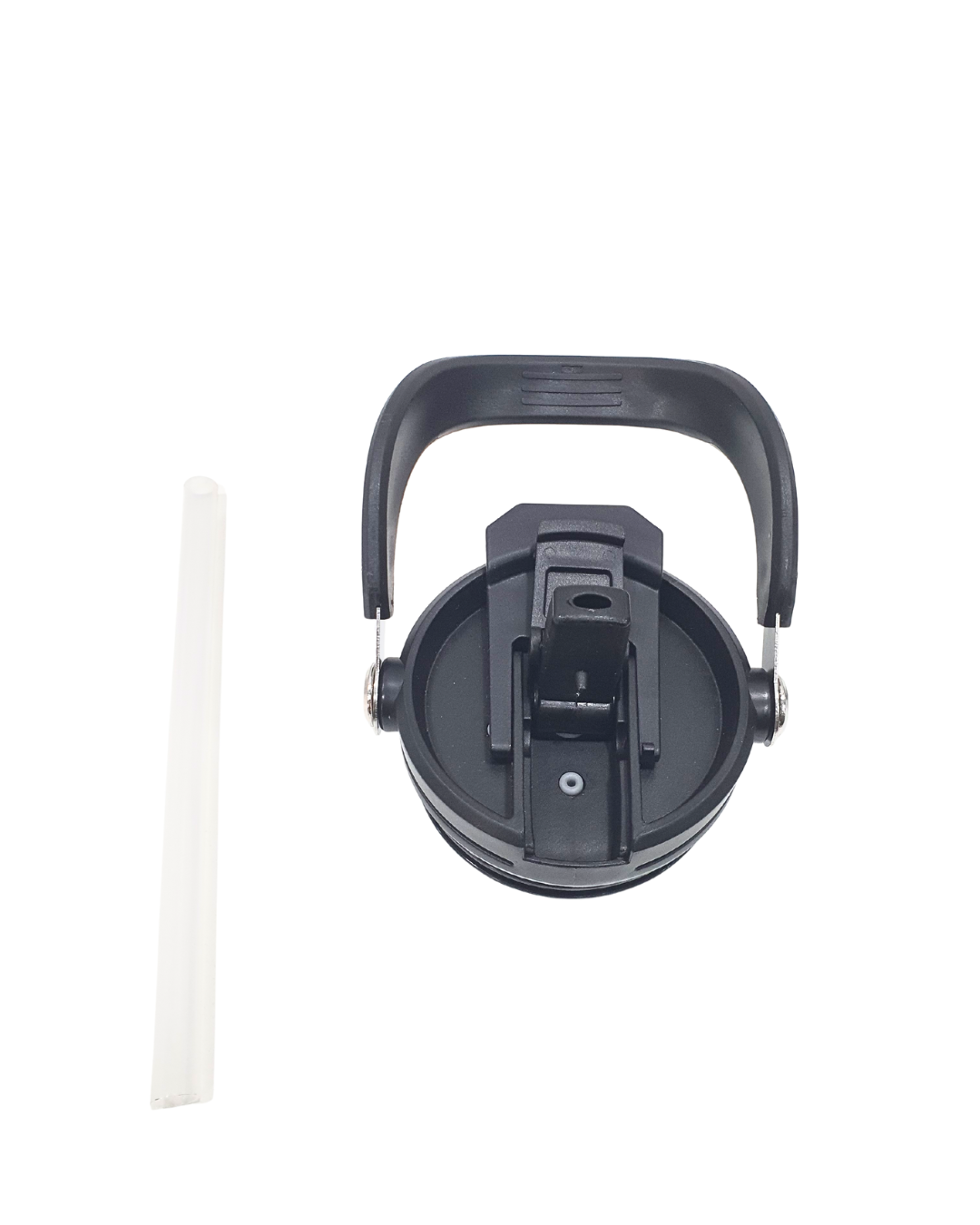 Insulated Travel Tumbler with Handle, Pink Cartoon Design, Stainless Steel Water Bottle