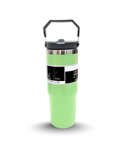 900 ML Stainless Steel Car Thermos Outdoor Sports Water Kettle Portable Gym Outdoor Bottle Cold and Hot Double-Layer Insulated Cup Tumbler by Kattymao