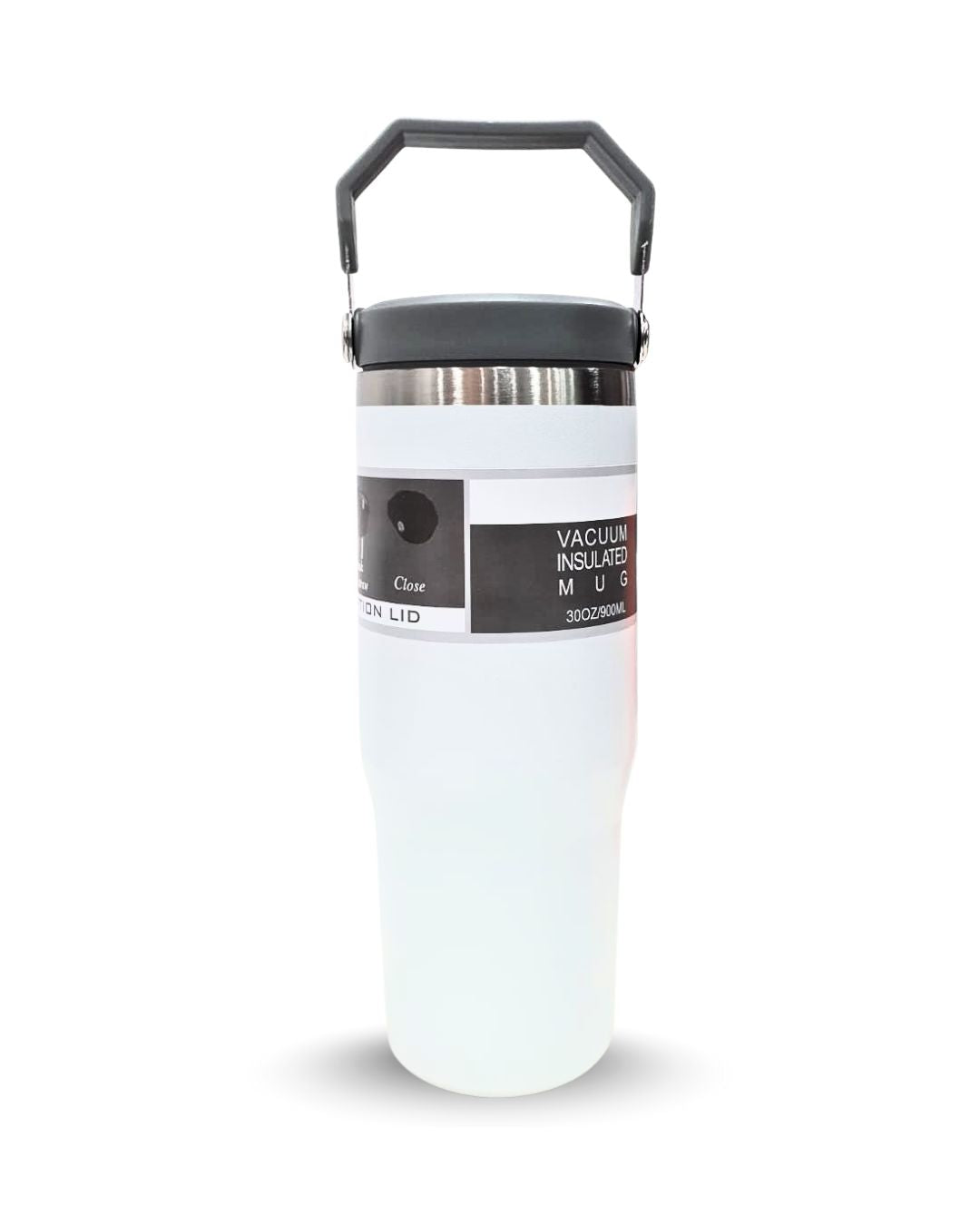 900 ML Stainless Steel Car Thermos Outdoor Sports Water Kettle Portable Gym Outdoor Bottle Cold and Hot Double-Layer Insulated Cup Tumbler by Kattymao