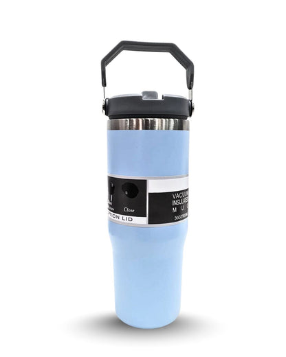 900 ML Stainless Steel Car Thermos Outdoor Sports Water Kettle Portable Gym Outdoor Bottle Cold and Hot Double-Layer Insulated Cup Tumbler by Kattymao