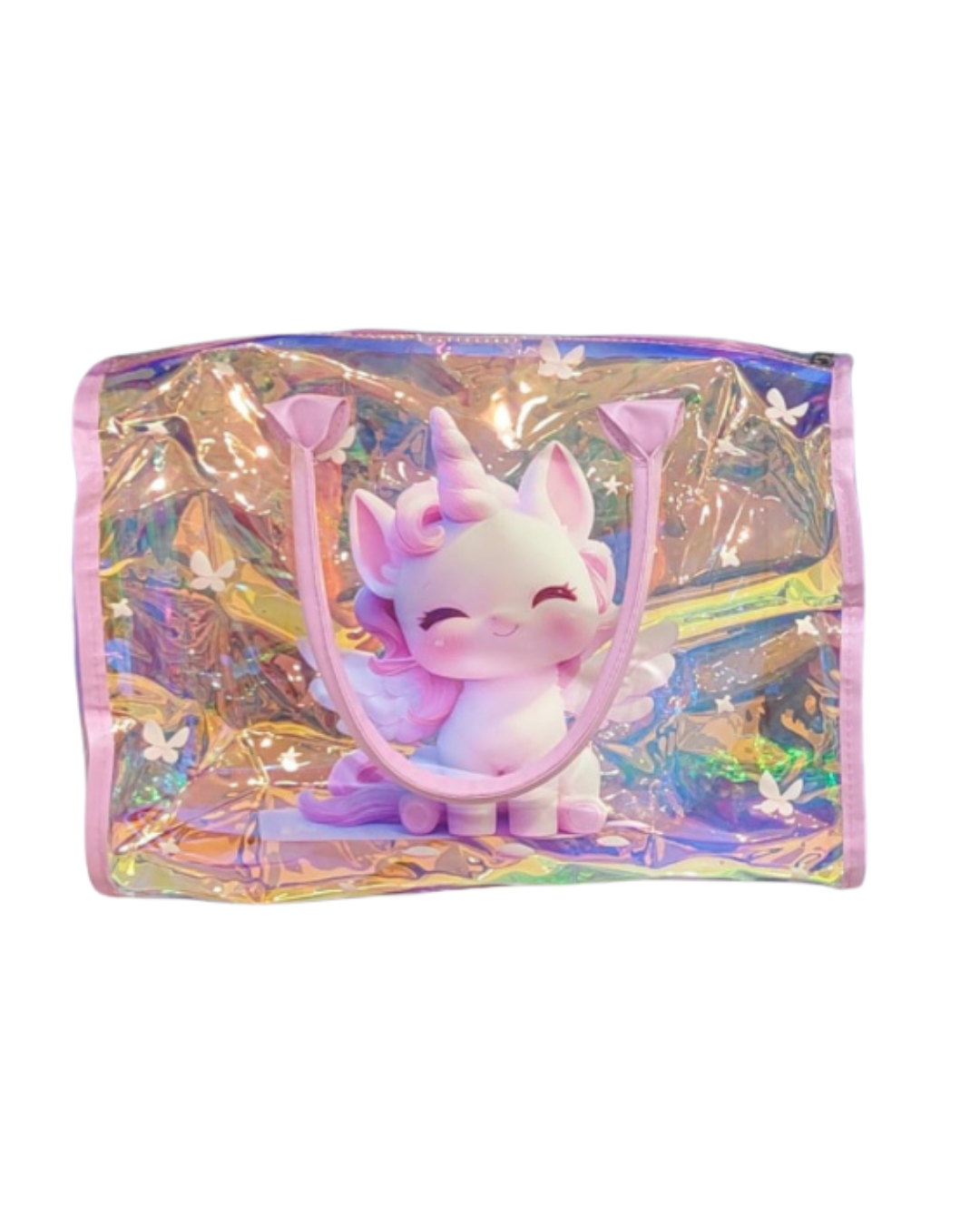 Holographic Tote Duffle Bag for Girls