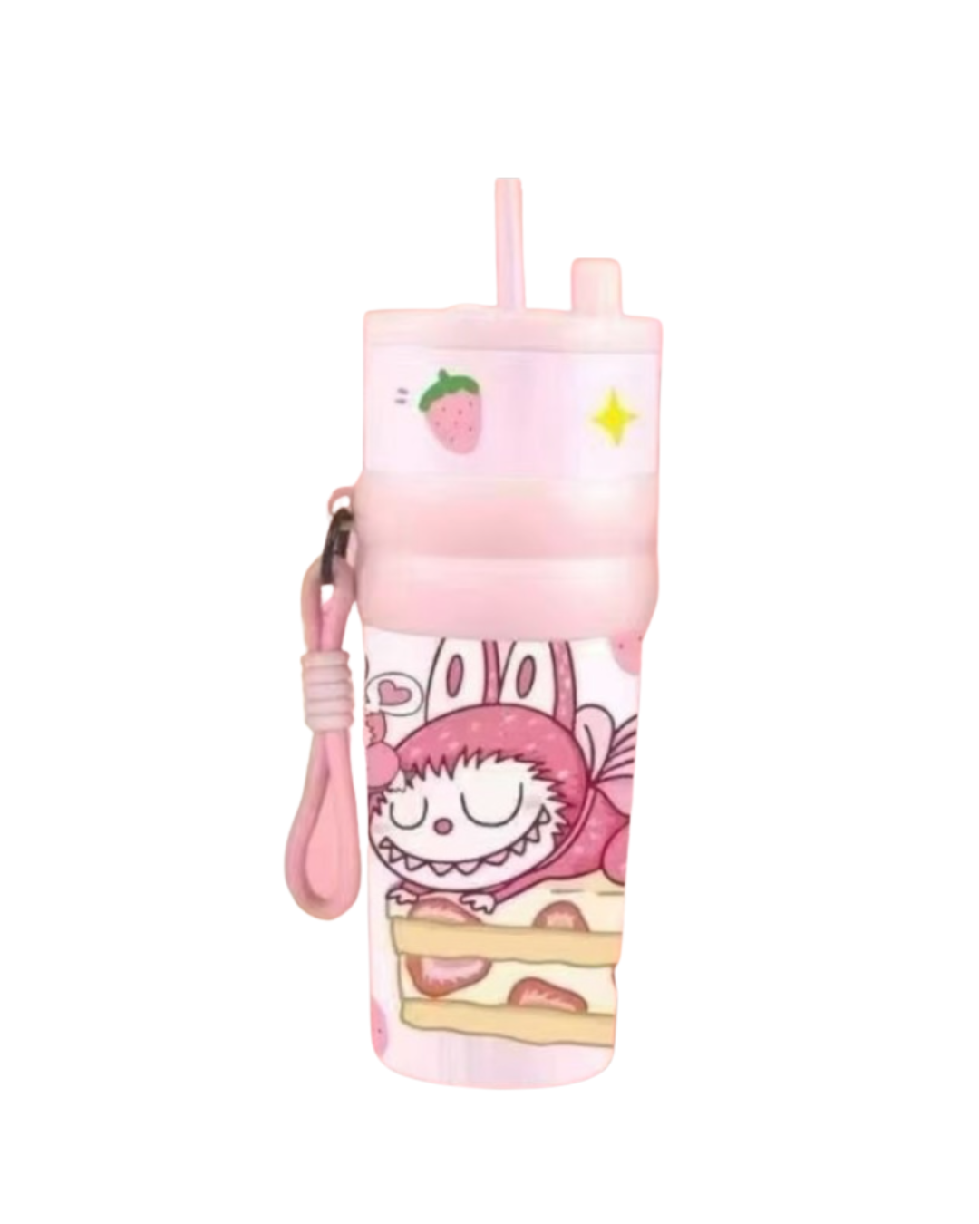 LABUBU SIPPER, FLASK , 900 ML , STAINLESS STEEL