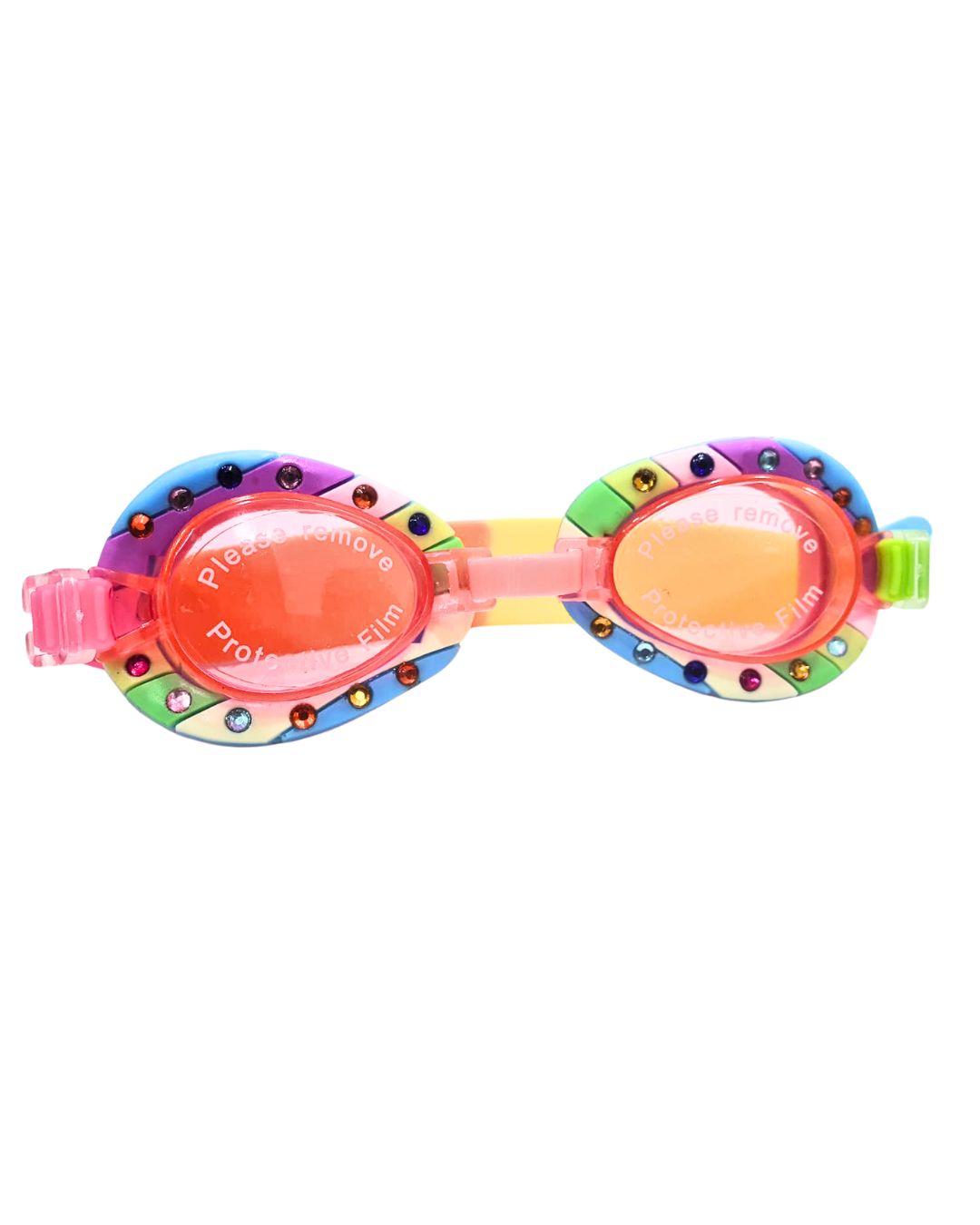 Kids Swim Goggles Clear Vision Pool Goggles Cute Children's Swimming Goggles Style B | 1 Kids Swim Goggles 1 Goggles Box | Material ~ Silicone | Color ~ Clear