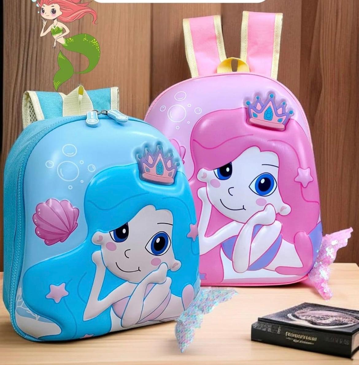Mermaid Cartoon Kids Backpack / School Bag