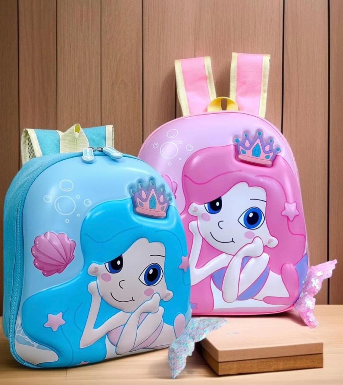 Mermaid Cartoon Kids Backpack / School Bag