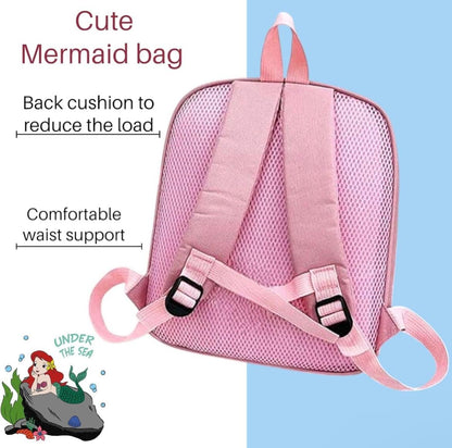 Mermaid Cartoon Kids Backpack / School Bag
