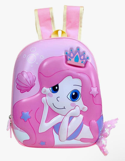 Mermaid Cartoon Kids Backpack / School Bag