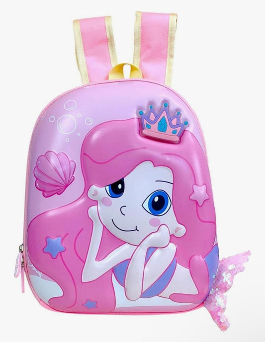 Mermaid Cartoon Kids Backpack / School Bag