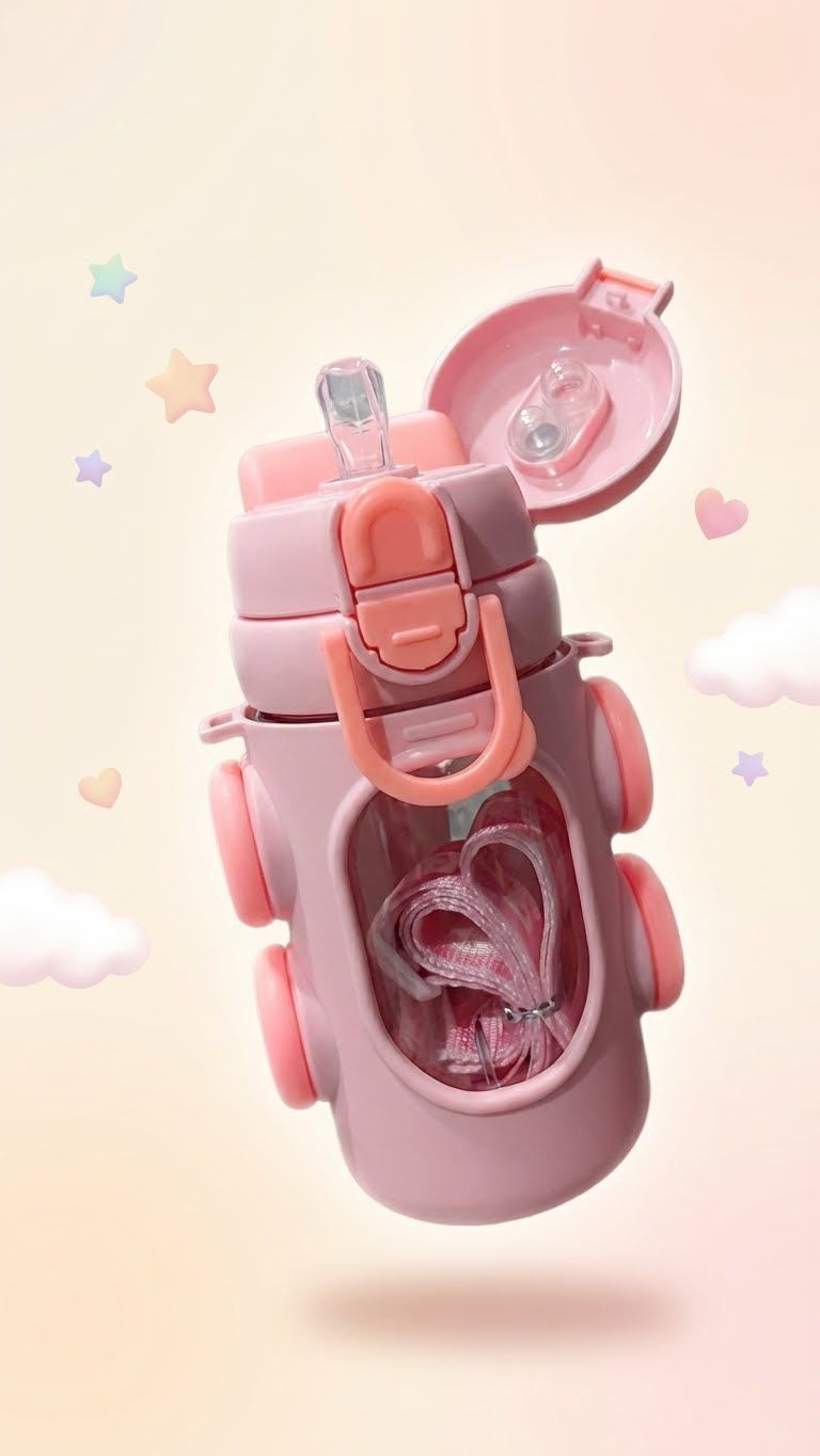 500ml | Flip-Top Sipper Bottle for Kids