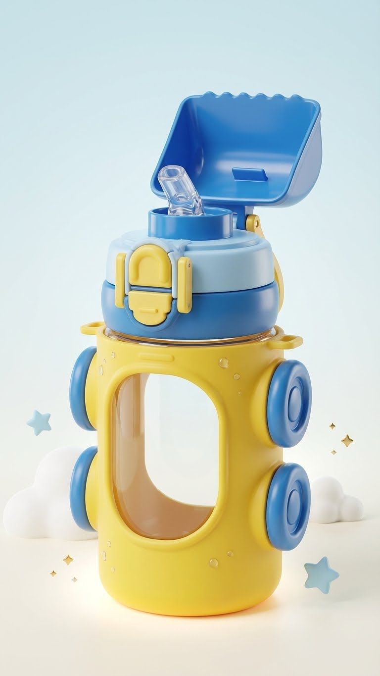 500ml | Flip-Top Sipper Bottle for Kids