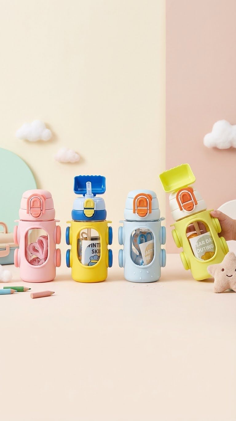 500ml | Flip-Top Sipper Bottle for Kids