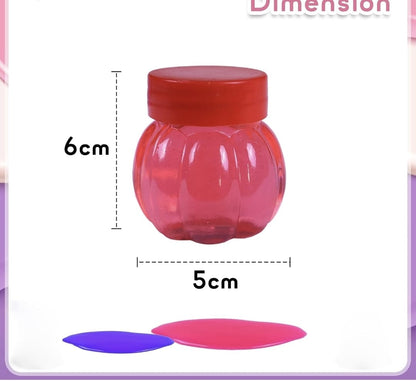 Slime Jars Set | Multicolor | Glitter Slime | Containers | Kids Sensory Play Toy.