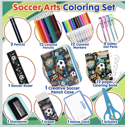 FOOTBALL THEME ART SUPPLIES