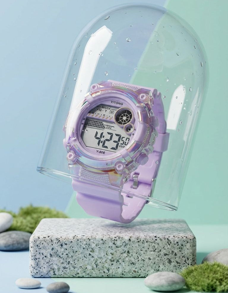 Digital Sports Watch | Round Shape | Wristwatch for Kids | Men | Women.