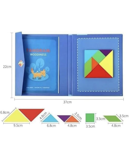 MAGNETIC TANGRAM PUZZLE BOOK