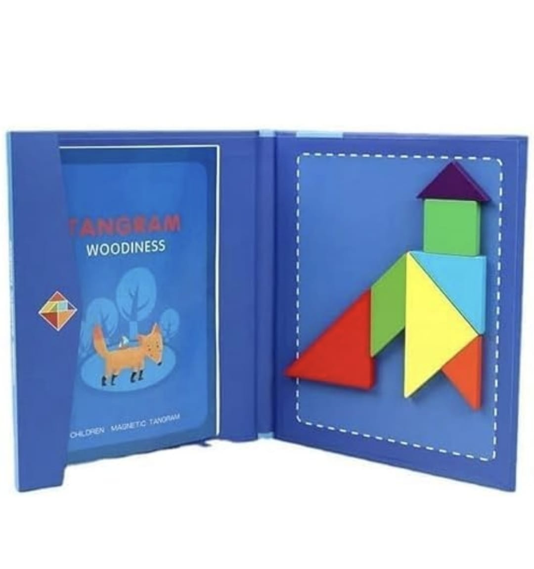 MAGNETIC TANGRAM PUZZLE BOOK