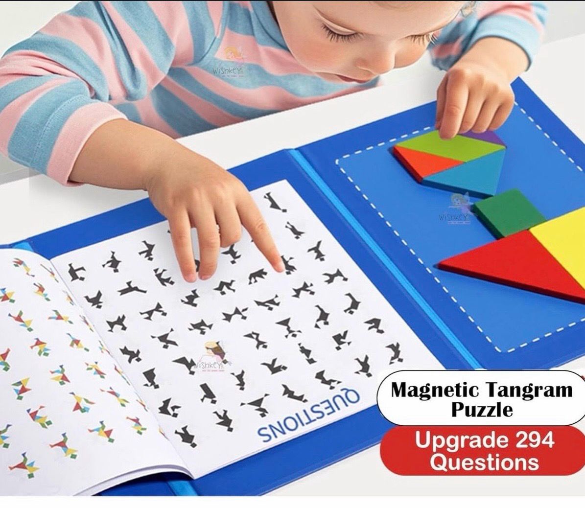 MAGNETIC TANGRAM PUZZLE BOOK