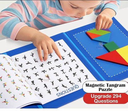 MAGNETIC TANGRAM PUZZLE BOOK
