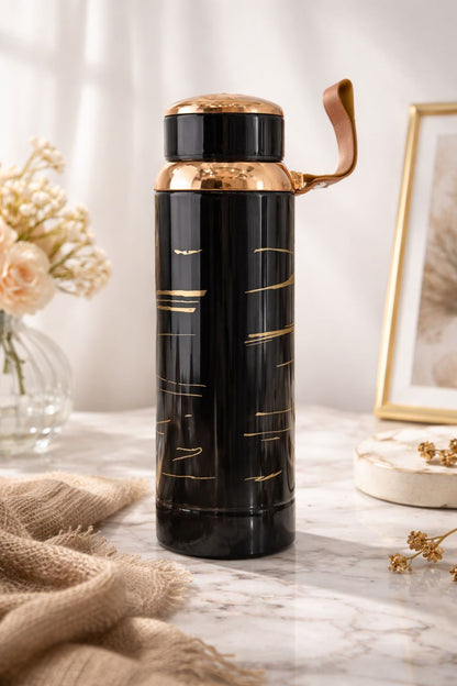 Marble print tea infuser bottle | 1 litre | Available in 4 colours