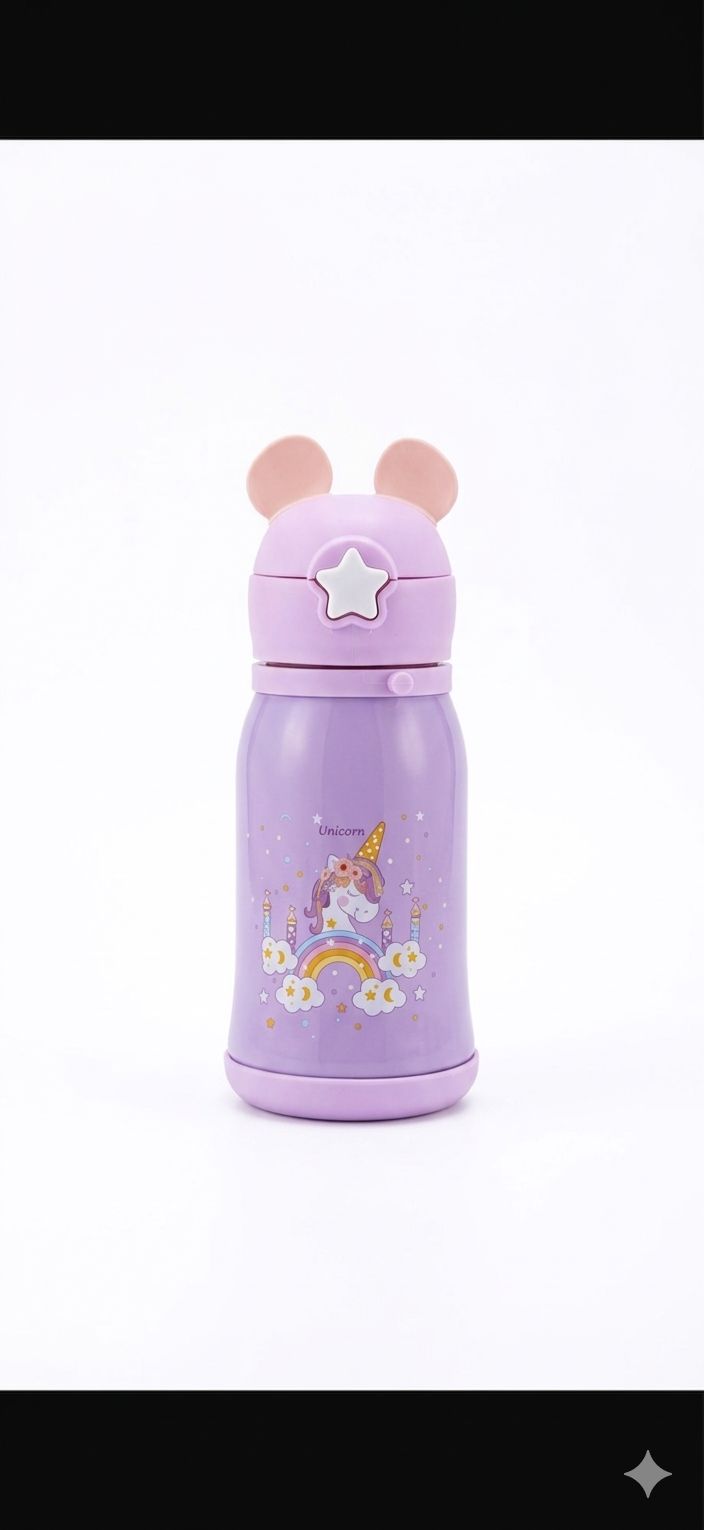 SIPPER BOTTLE FOR KIDS | 550 ML | STAINLESS STEEL | AVAILABLE IN 4 COLOURS