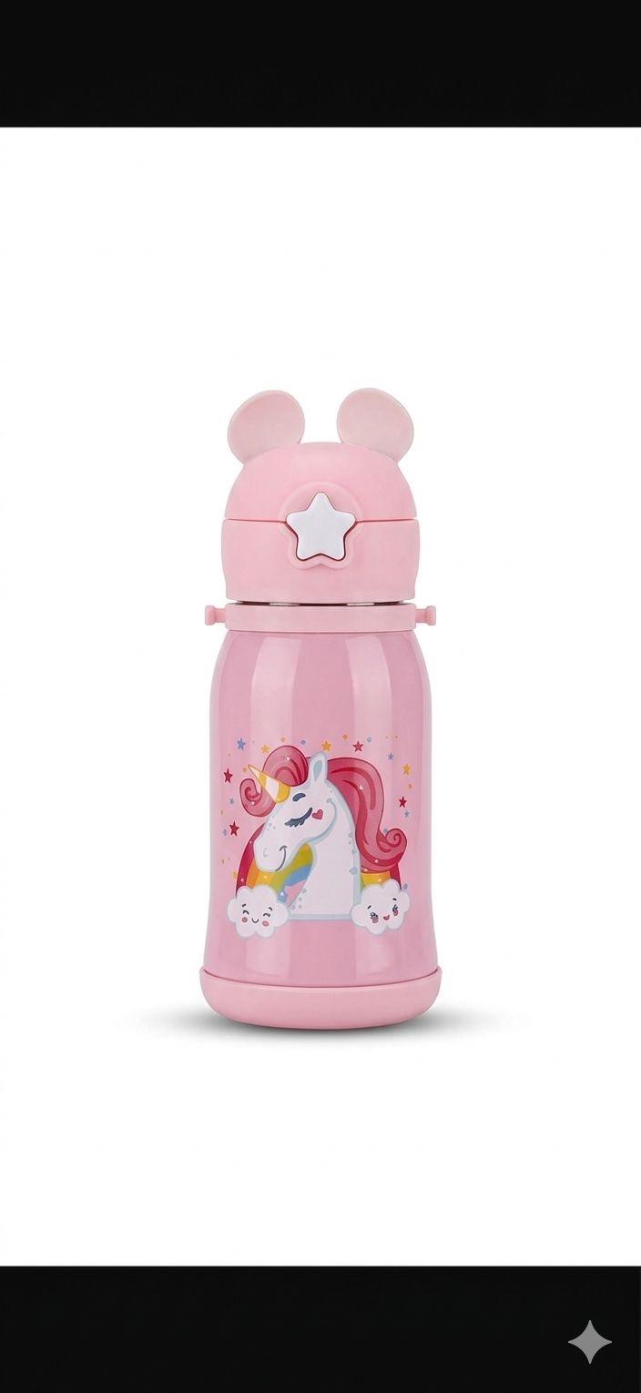 SIPPER BOTTLE FOR KIDS | 550 ML | STAINLESS STEEL | AVAILABLE IN 4 COLOURS