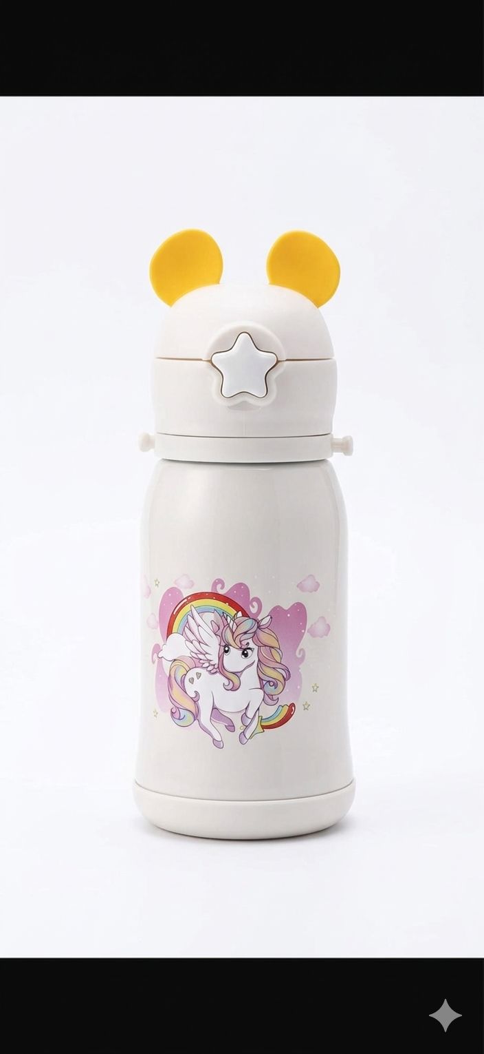 SIPPER BOTTLE FOR KIDS | 550 ML | STAINLESS STEEL | AVAILABLE IN 4 COLOURS