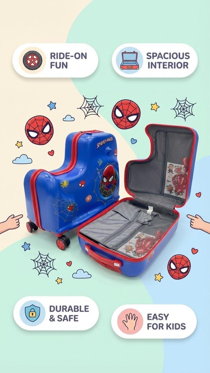 LUGGAGE FOR TRAVEL FOR KIDS | AVAILABLE IN 3 DESIGNS