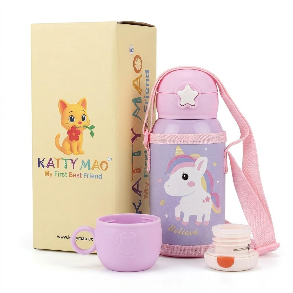 450ml Pastel Dream Kids Water Bottle – Cute, Leak-Proof & School Friendly