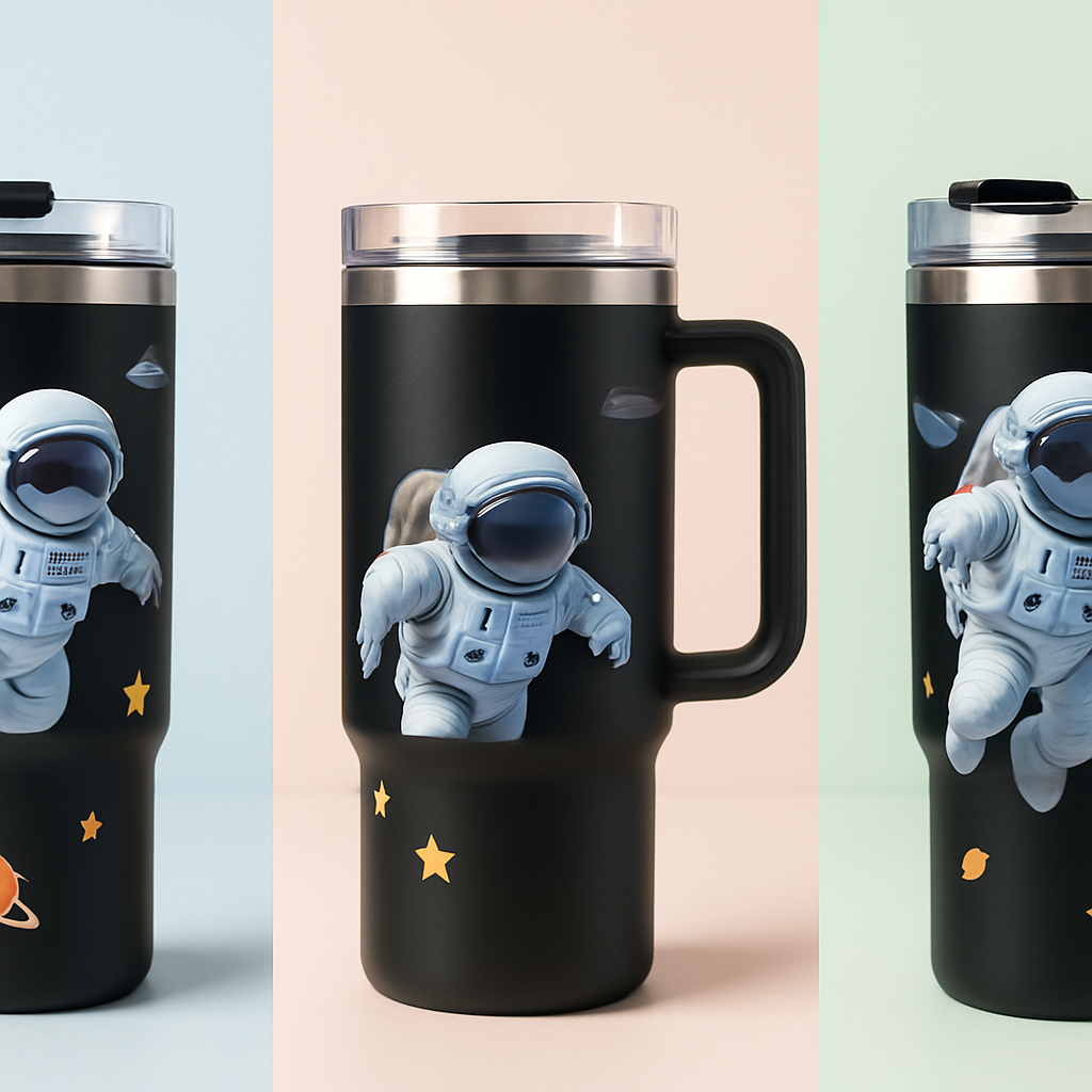 Space Themed Stainless Steel TUMBLER (1200ml)